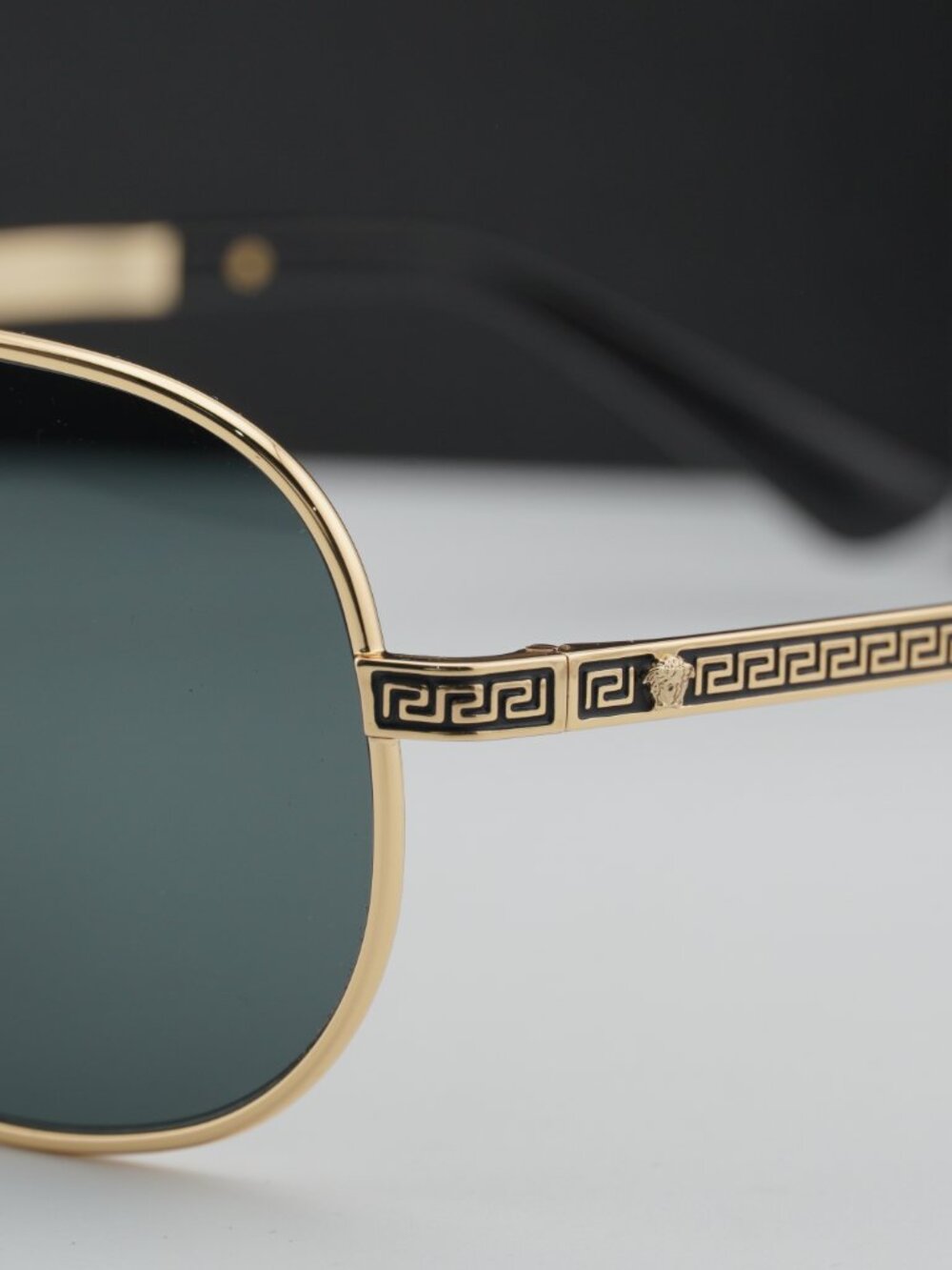 Versace VE2293 1002/87 Square Sunglasses – Gold/Grey - Picture 6 of 9